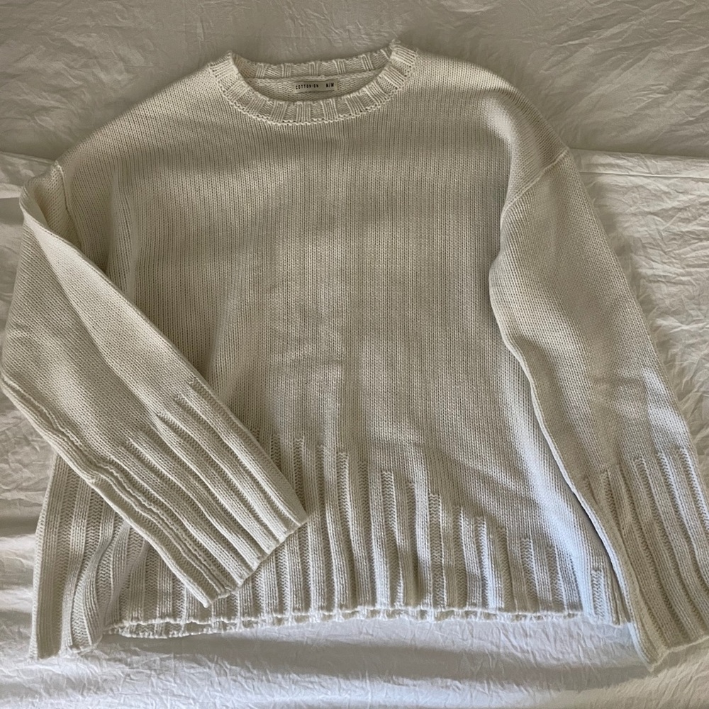 Cream sweater